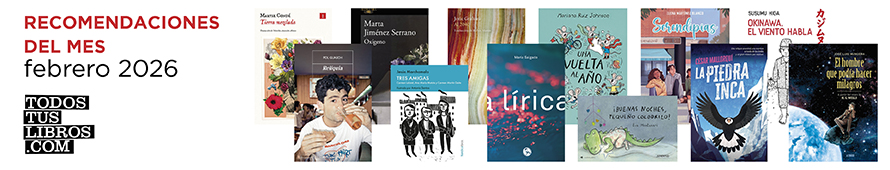 Banner de TodosTusLibros Recomendaciones del mes. Febrero de 2026