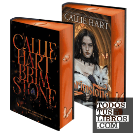 Portada del libro Brimstone - Saga Alquimia & Fae vol. 2 (primera edición en tapa dura y cantos tintados)