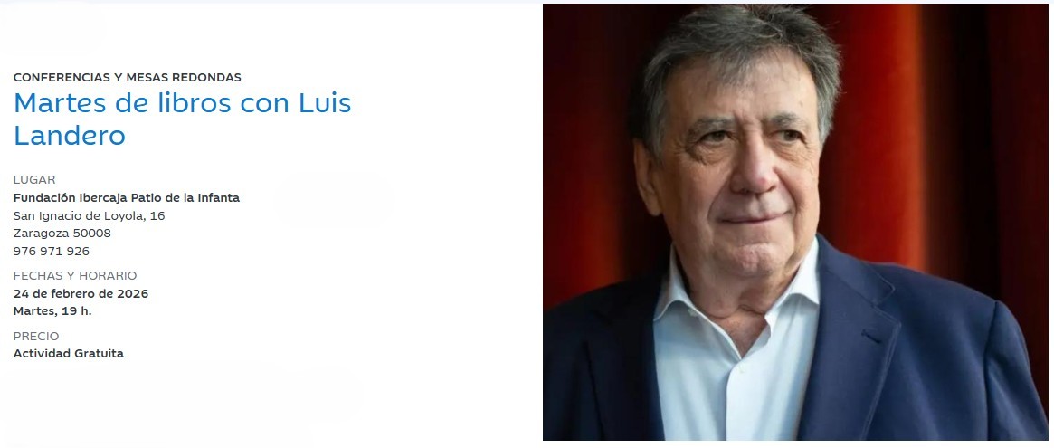Actividad: "Martes de libros", con Luis Landero (Librería París)